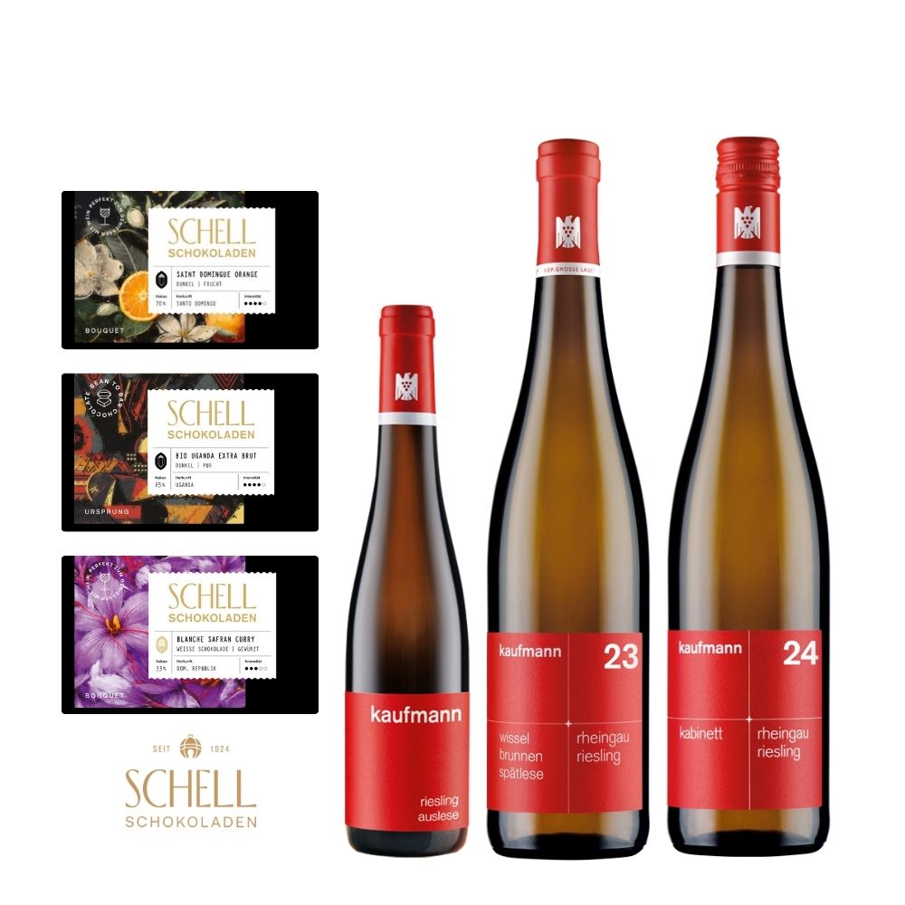 Schokolade und Wein - das Aromenpaket