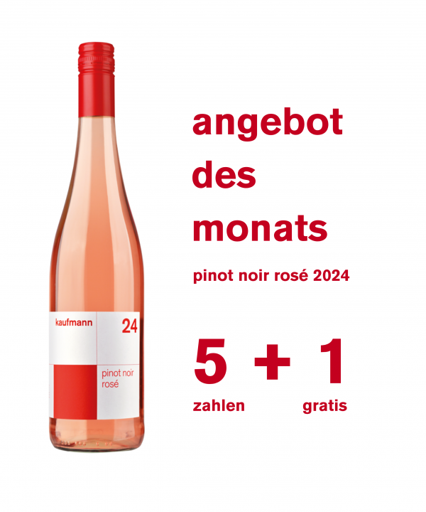 kaufmann <br>rosé 2024<br>angebot 5+1
